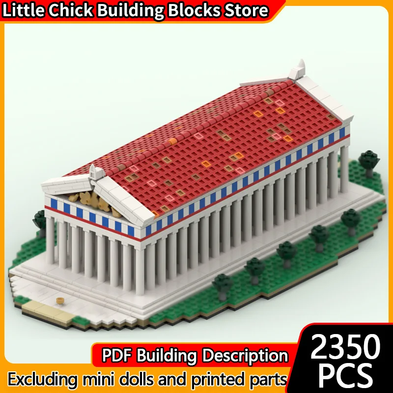 Castelo medieval modelo moc tijolos de construção antigo templo arquitetônico tecnologia modular presentes feriado montar brinquedos das crianças