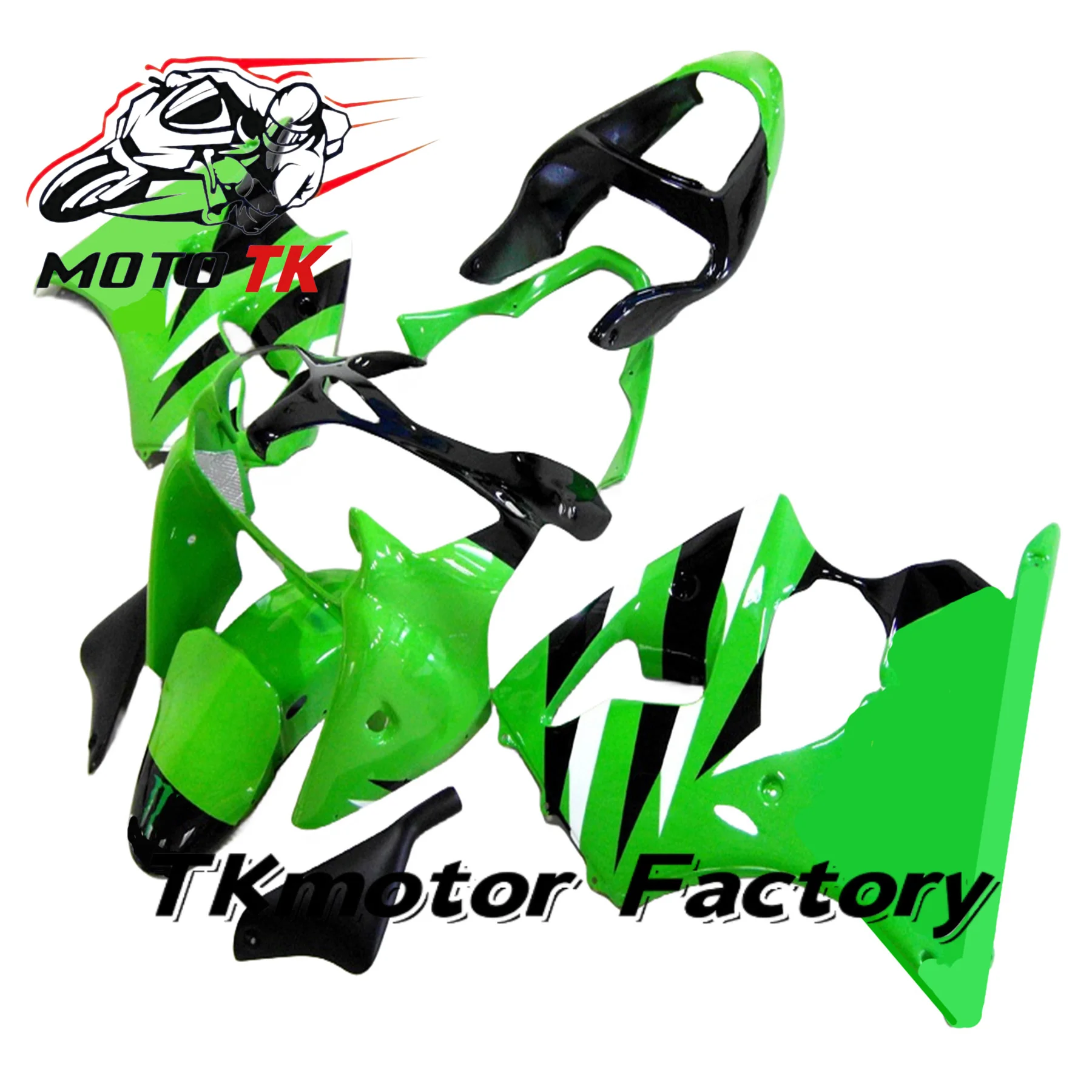 الهدايا المجمعة هيكل السيارة لكاواساكي ZX6R 636 2000 2001 2002 ABS حقن مصبوب دراجة نارية أجزاء بلاستيكية