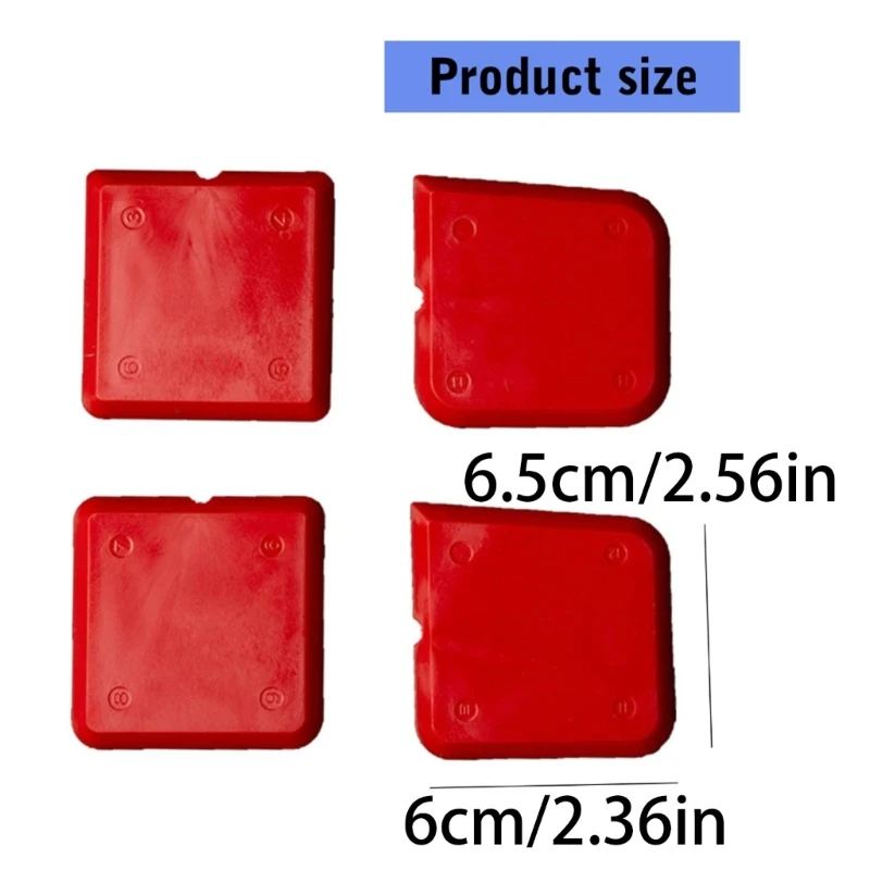 4 pezzi strumenti per calafataggio silicone sigillante per giunti spatola spatola raschietti strumento riparazione set