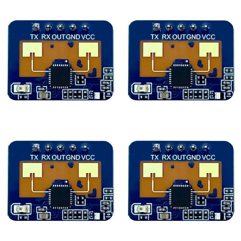 【PROMOTION】4X LD2410C 24G Radar Human Presence Sensor FMCW Radar Millimeter Wave Motion Detection Module DC5V