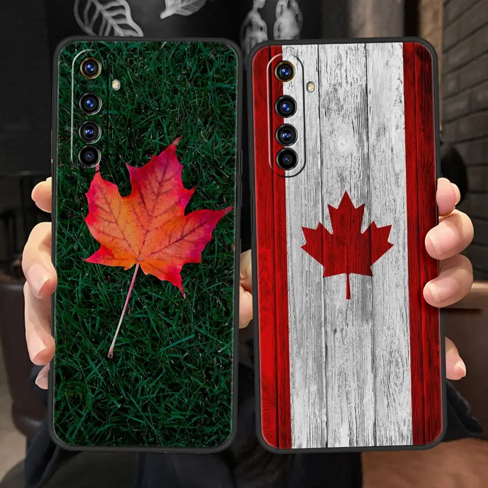 Maple Canada Flag love Football For Realme GT Neo 2 3 Phone Case Realme 9 8 5G 7 6 GT2 Pro Plus 9i 8i C21Y C3 C11 C25 C35 Cover