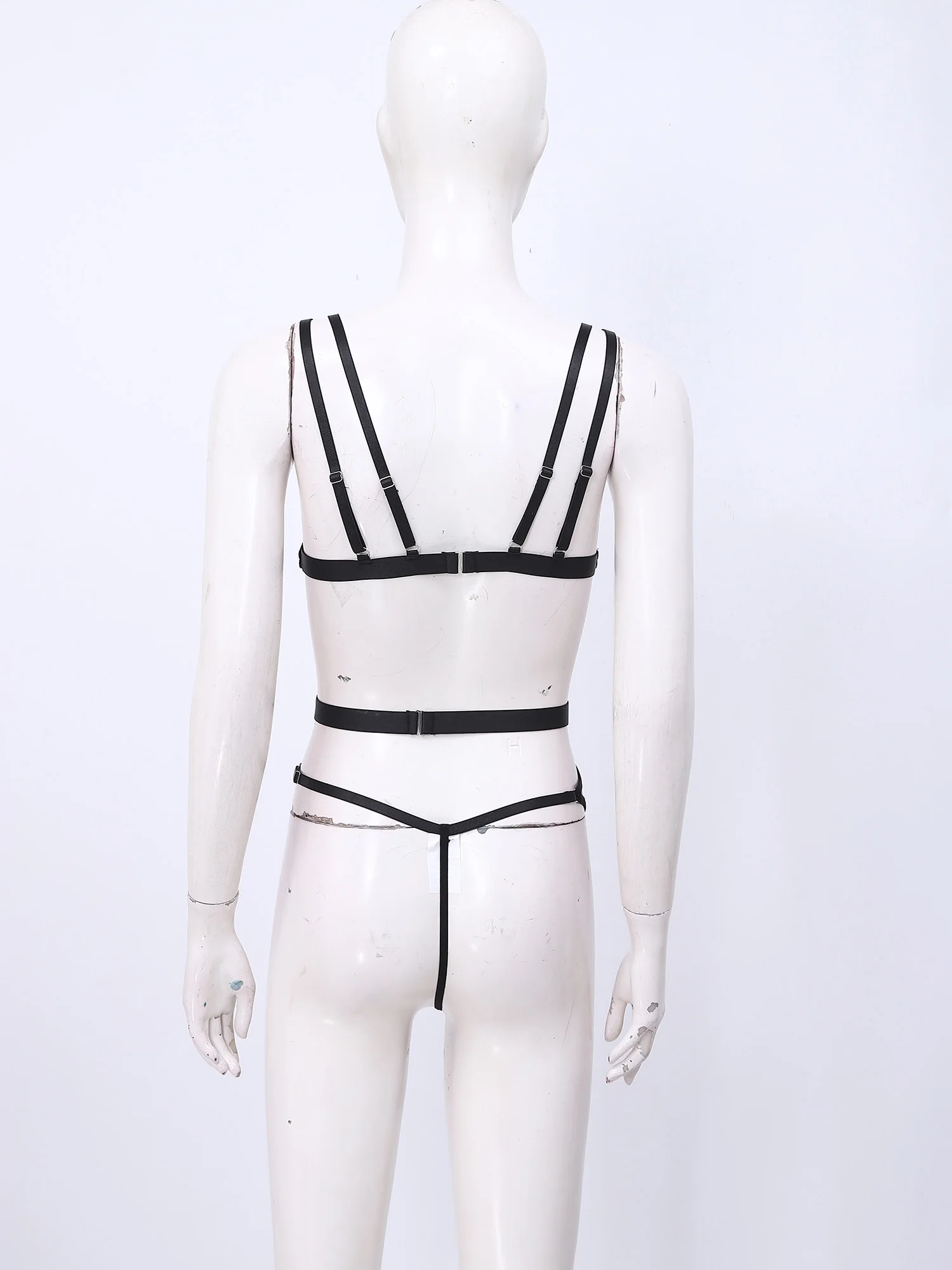 

Womens Sexy Lingerie Wildness Snake-skin Pattern Bodysuit Strappy Backless Cutout T-back One-piece Bodysuit Clubwear Swimsuit