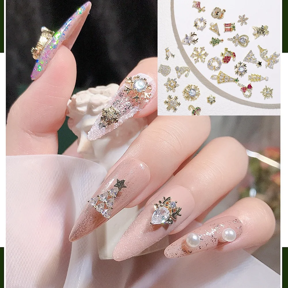 Premium Zircon nail art accessories random 10