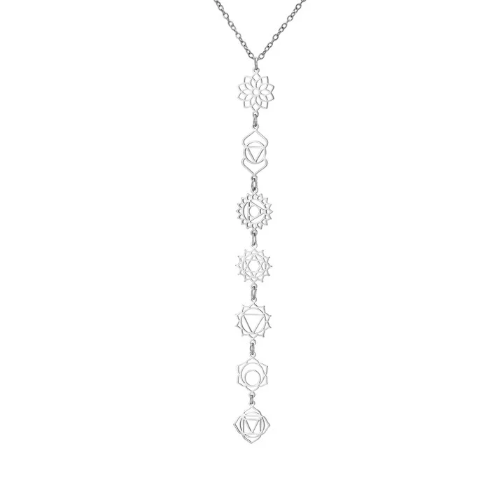 Women's Skyrim 7 Chakra Pendant Necklace