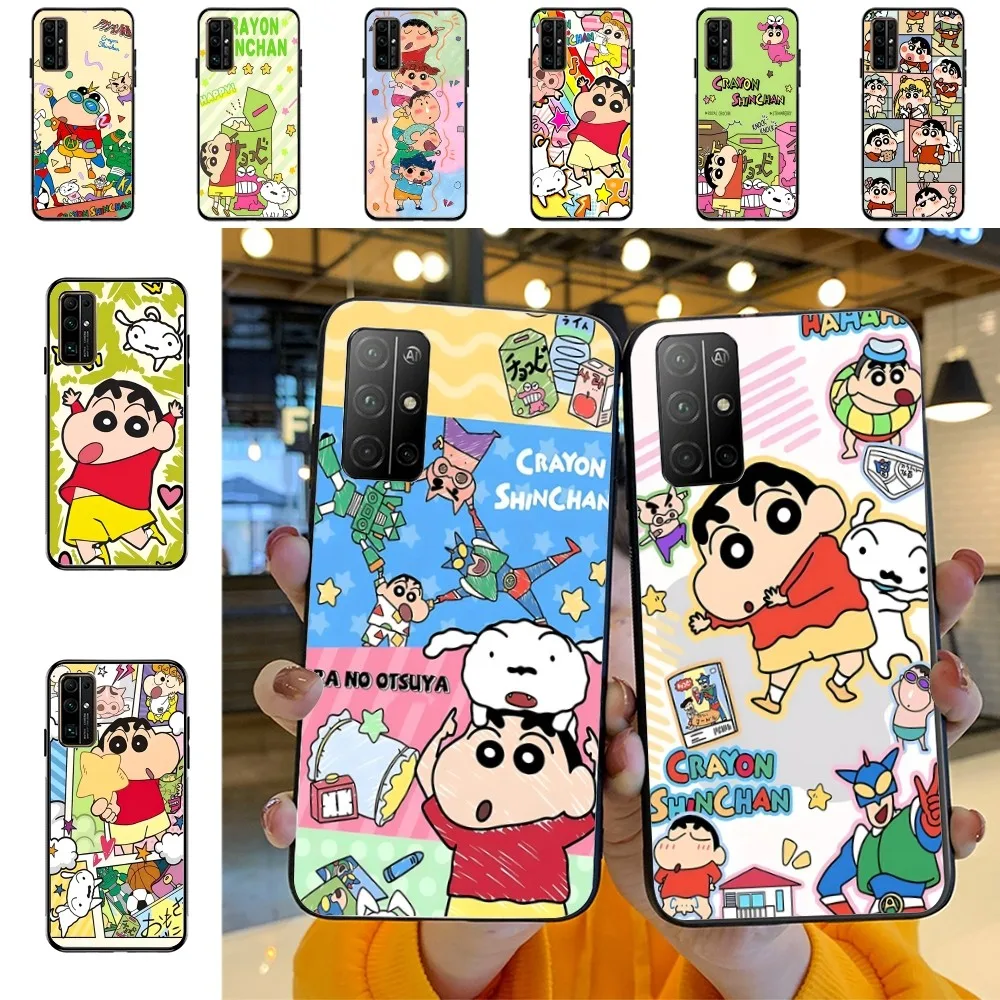 

C-Crayon S-Shin-chan Phone Case For Huawei Honor 10 lite 9 20 7A 9X 30 50 60 70 pro plus Soft Silicone Cover