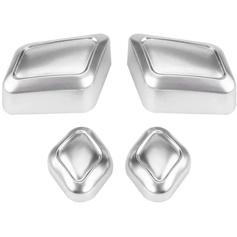 3X For Mercedes Benz C E GLK GL ML Car Seat Adjust Button Switch Cover Decorative Sticker Trim Accessories image 4