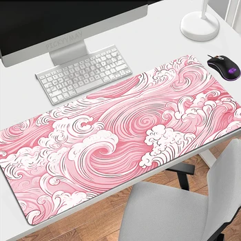 Dalga ve bulut Mouse Pad oyun pads pads büyük oyun Mousepad XXL fare Mat büyük klavye matı masa pedi bilgisayar Laptop için