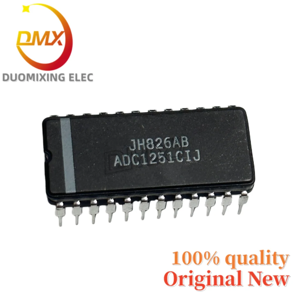 1-5PCS 100%New Original ADC1251CIJ ceramics CDIP24 Single pass single 12-bit A/D converter chip