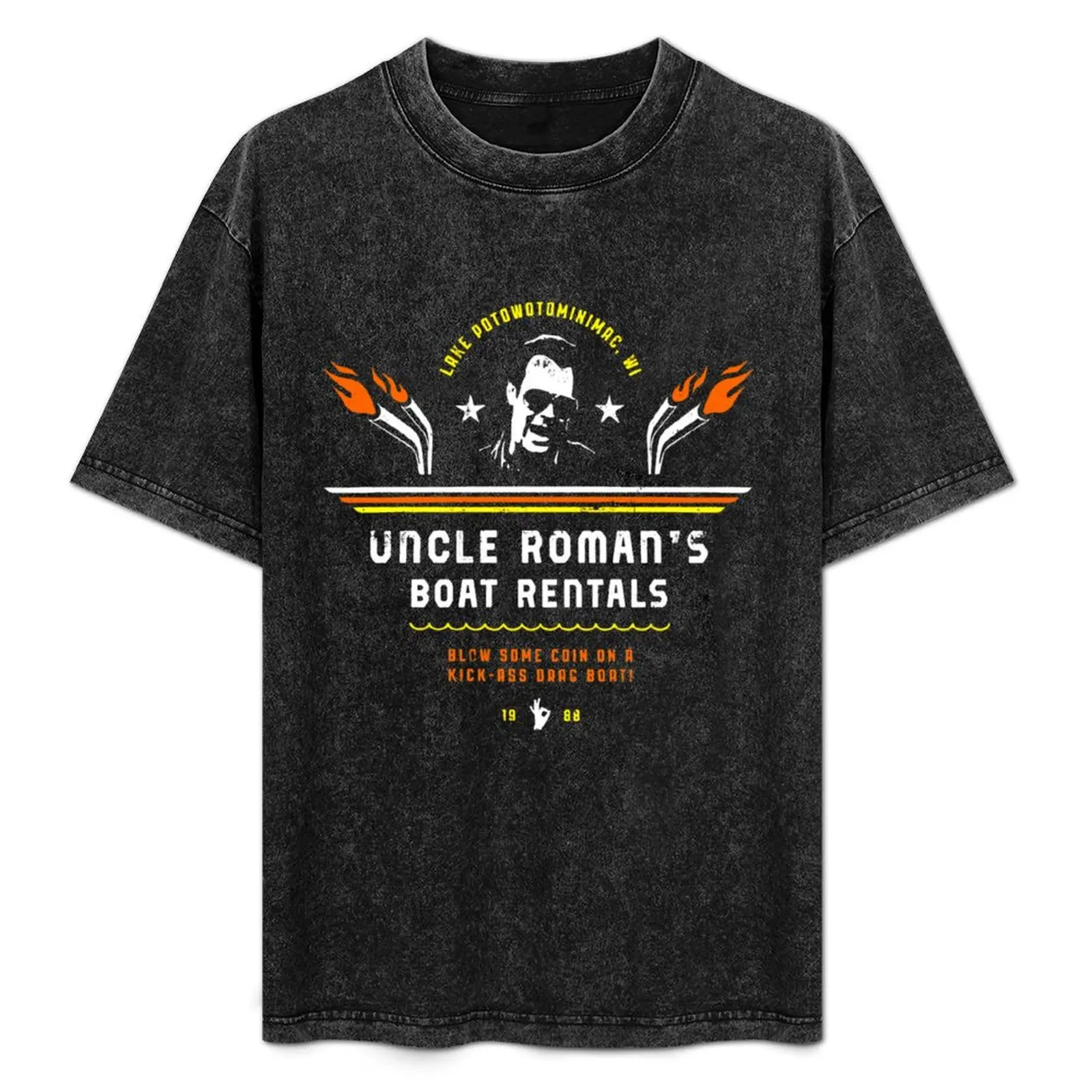 

Uncle Roman's Boat Rentals T-Shirt football t shirt blue archive funny meme t-shirts mens t shirts casual stylish