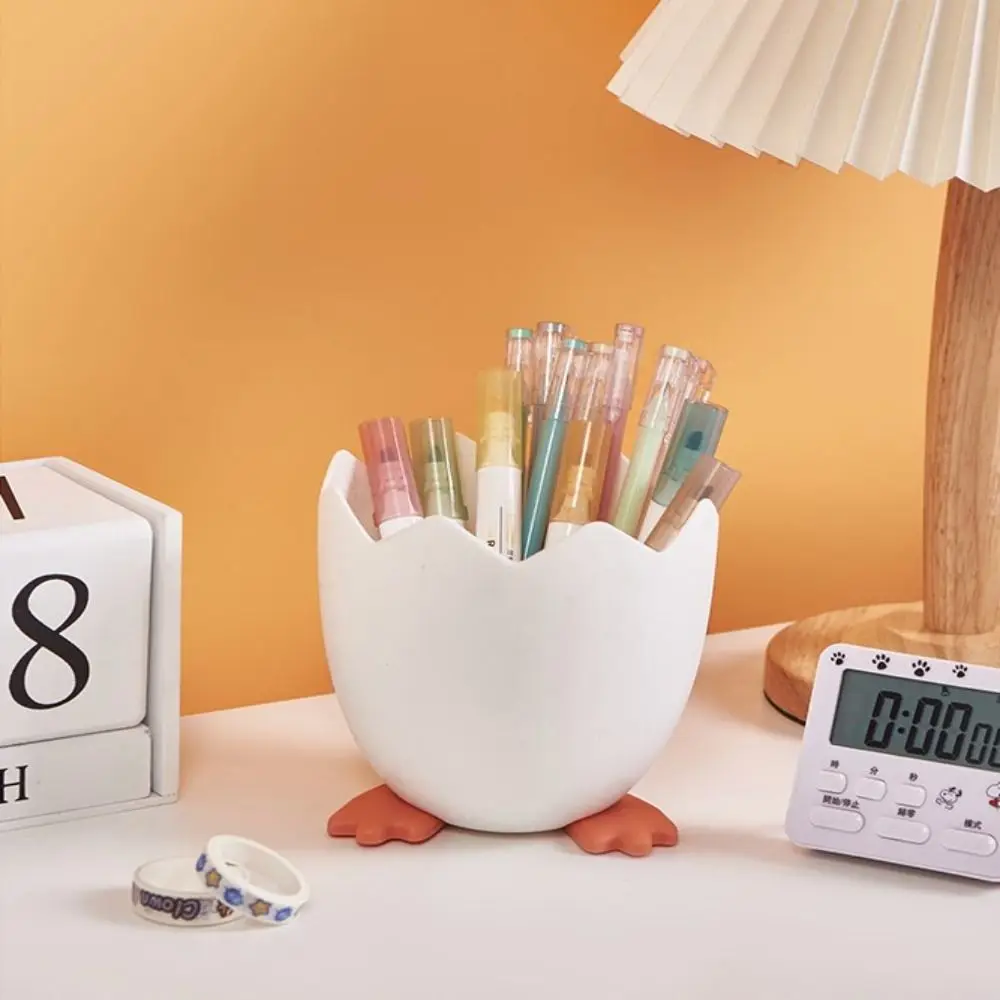 

Desk Ornament Wastepaper Basket Sundries Storage Bucket Eggshell Pen Holder Cosmetics Storage Box Desktop Storage Box