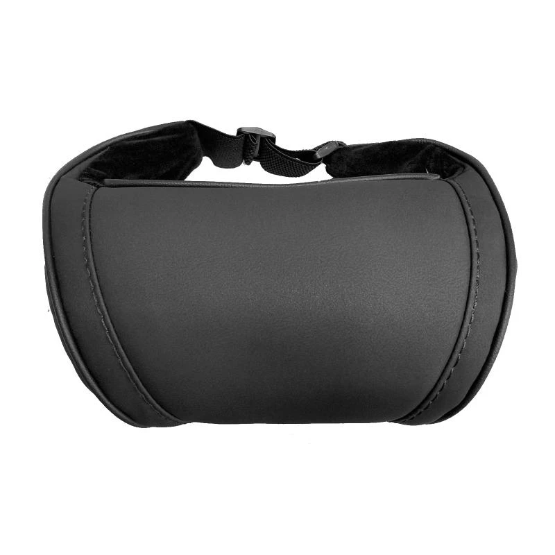 Seat Headrest Travel Rest Neck Pillow For Tesla Model 3/Y/X/S PU Leather Neck Pillow Memory Foam Pillows Car Accessories view 4