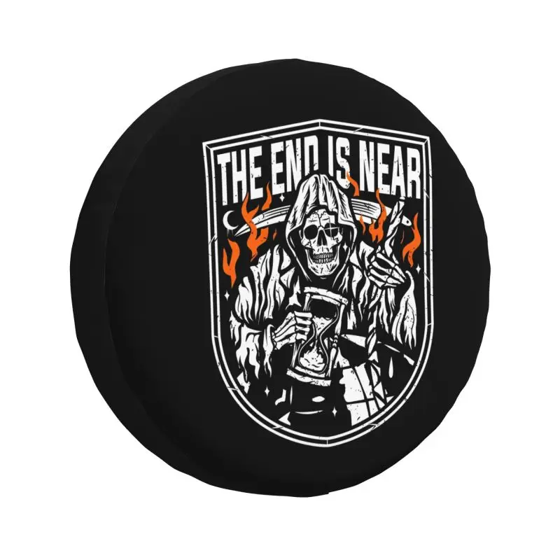 

Защитный чехол для запасного колеса с рисунком скелета/черепа, универсальный, для автодомов, прицепов, кемперов, внедорожников, 14, 15, 16, 17 дюймов