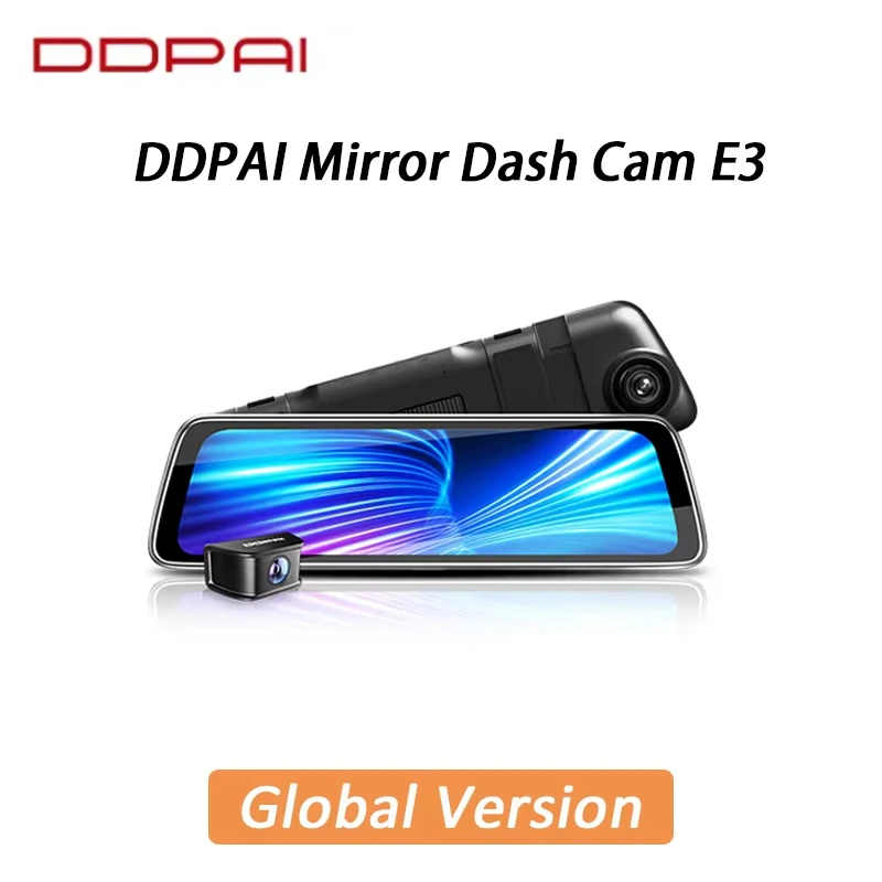 

DDPAI Mola E3 9,35-дюймовая камера заднего вида, зеркальная видеорегистратор, 2K, автомобильная видеорегистратор, передняя и задняя, двухканальная, HDR, голосовое управление, 24 часа, парк