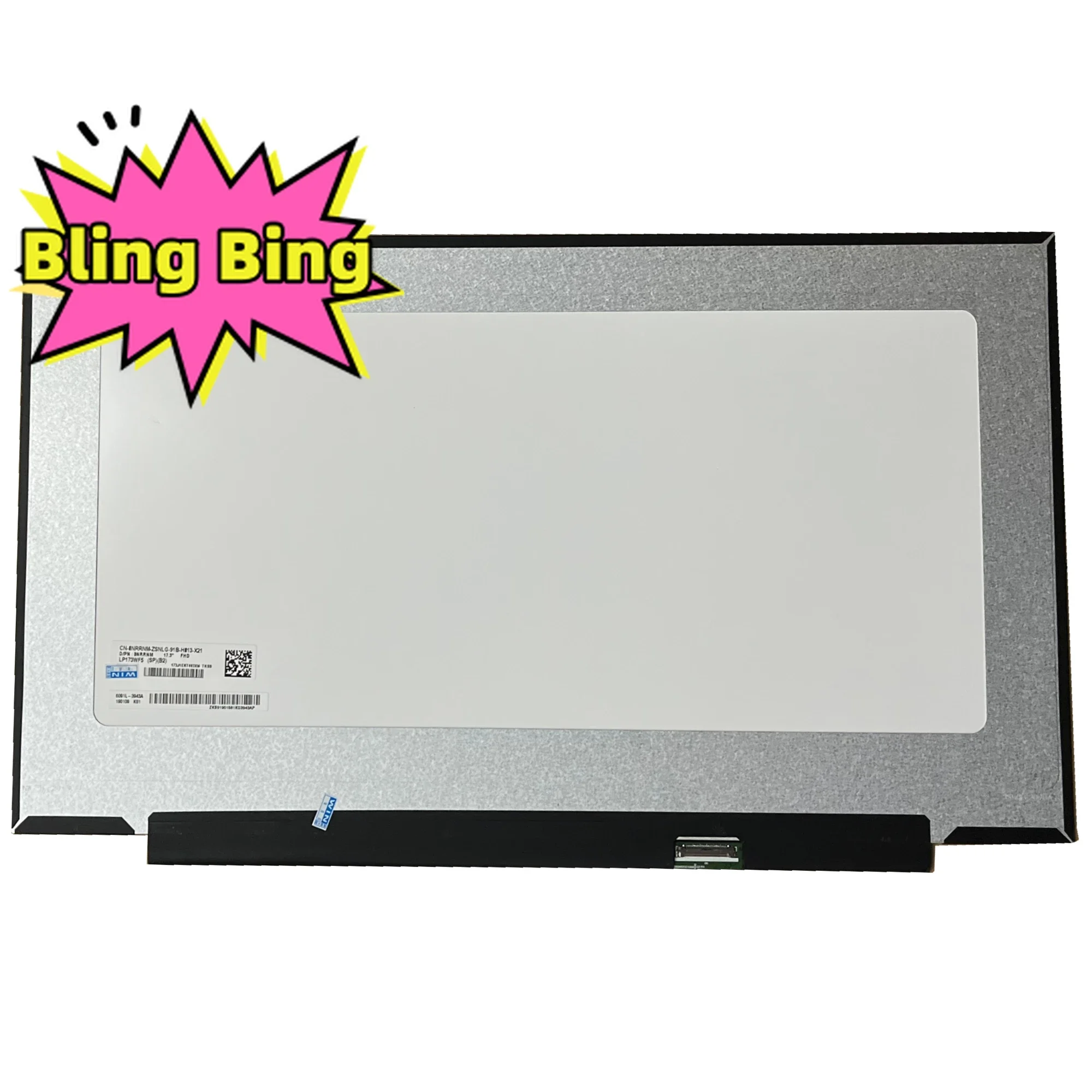 LP173WF5-SPB2 подходит для LP173WF5-SPA1 SPB1 SPB3 SPZ1 72% NTSC 17,3-дюймовый ЖК-экран с FHD 1920x1080