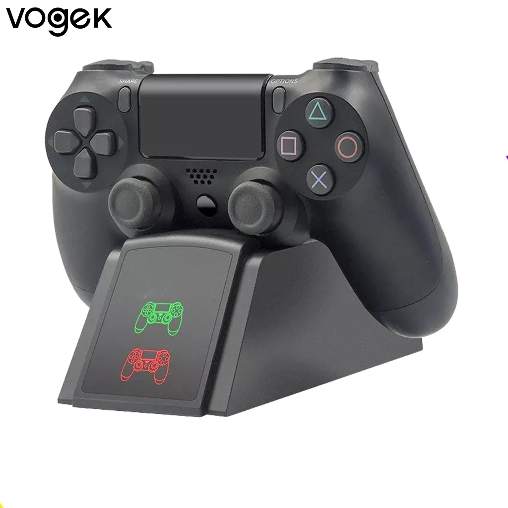 PS4 Controller Charger Dual USB Fast Charging Dock Station For Sony Playstation 4 PS4/PS4 Slim/ PS4 Pro Gamepad Game Handle