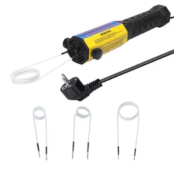 Kit de calentador de inducción magnética automotriz, máquina de calefacción de inducción de calor sin llama, herramienta de reparación de automóviles, 1000W, 110V, 220V, 3/8 bobinas