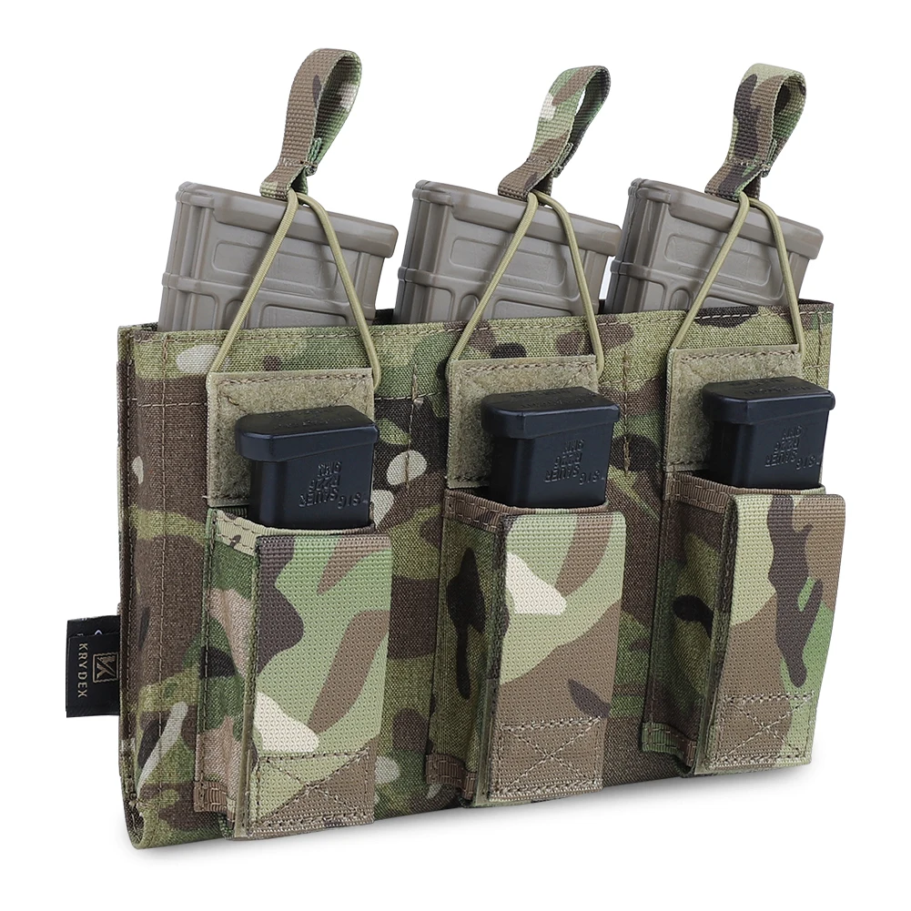 KRYDEX 전술 9mm 5.56 M4 M16 AR15 - Molle Mag Pouch Double Magazine 5.56 9Mm 리뷰 및 가격