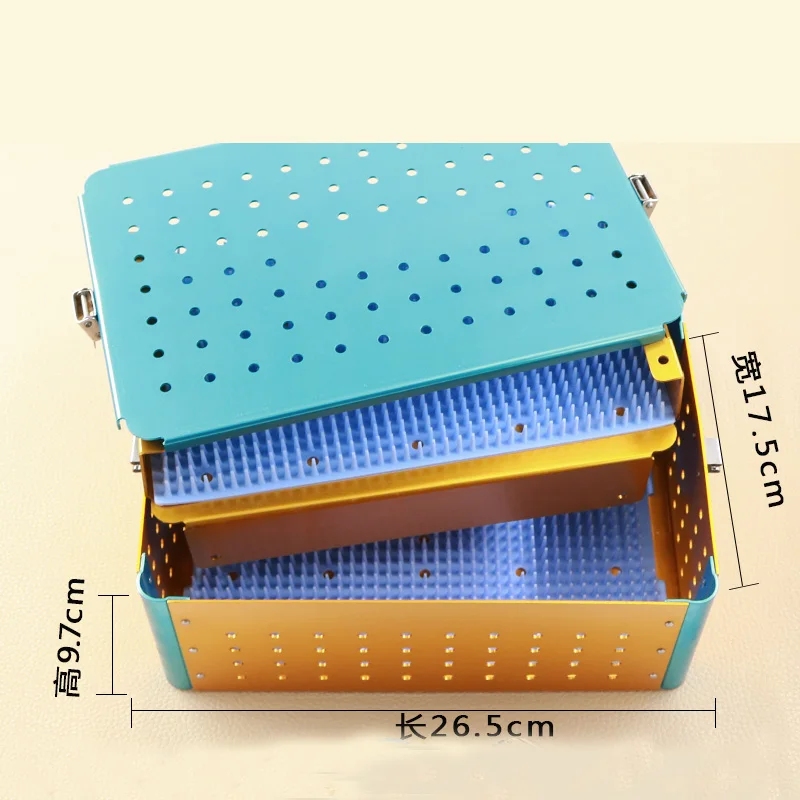 Stainless steel high temperature and high pressure silicone disinfection box