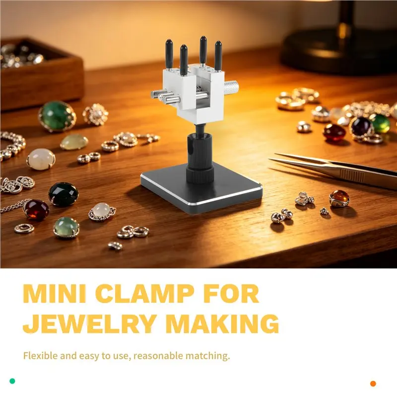AB33-2In1 Mini Portable Table Vise, Micro-Bench Vise For Model Building Precision Clamp Scale Model Fixing Tool DIY Accessary