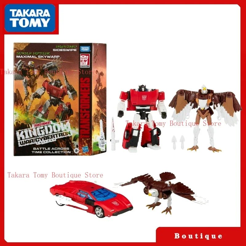 In Stock Takara Tomy Transformers Toys War for Cybertron:Kingdom WFC-K42 Maximal&Skywarp Action Figures Autobots Hobbies Gifts