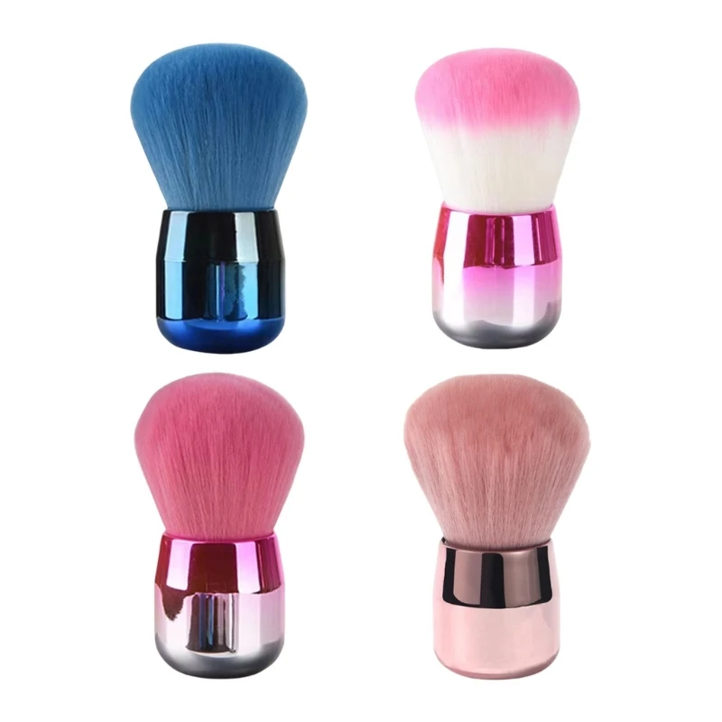 G99E Reise-Make-up-Pinsel mit synthetischen Fasern, Puderpinsel, praktisches kosmetisches Werkzeug
