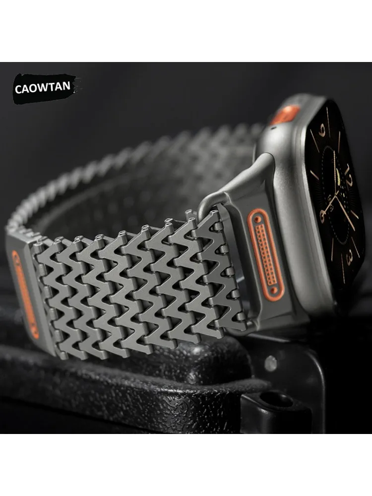 Magnetisches Edelstahlarmband für Apple Watch Band 49 mm 46/45/44 mm 41/40 mm Armband Iwatch Serie 11 10 9 8 7 SE3 Ultra Correas