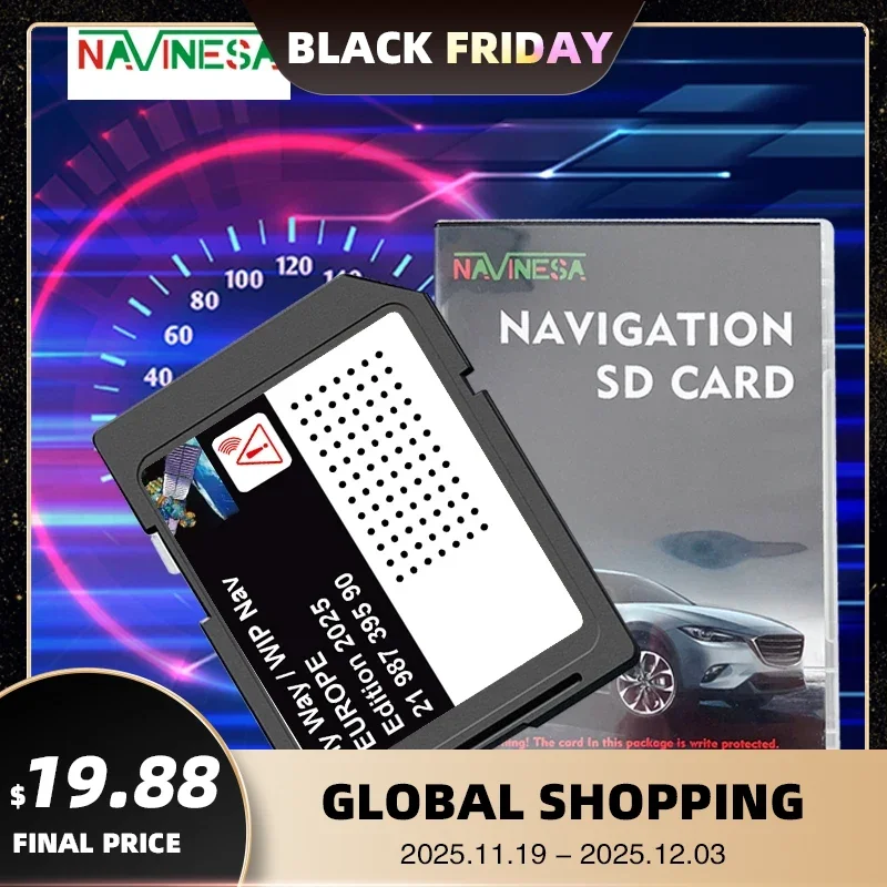 

Navigation WIP Nav T1000-39240 SD Card 2025 Europe Morocco maps for Peugeot 207 308 3008 407 508 5008 807 Expert Partner Car