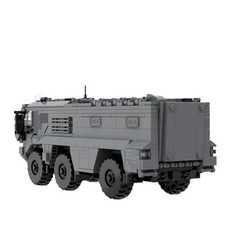 MOC Building Block Military Armored Vehicle Series Kamaz Typhoon Mine-Resistant Ambush Protected Assembly Model Bricks Toys Gift