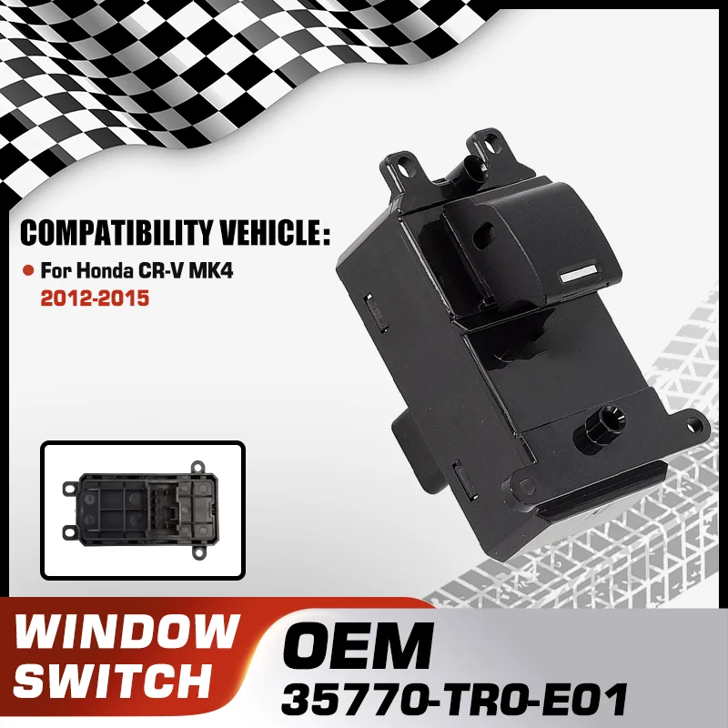 

35770-TR0-E01 Rear Side Electric Power Car Window Control Switch Button For Honda CR-V MK4 2012-2015 35760-TR0-A01 accessories