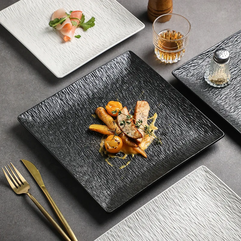 Ceramic Plate Western Plate Steak Plate Cake Plate Dessert Plate Exquisite Dish Plate