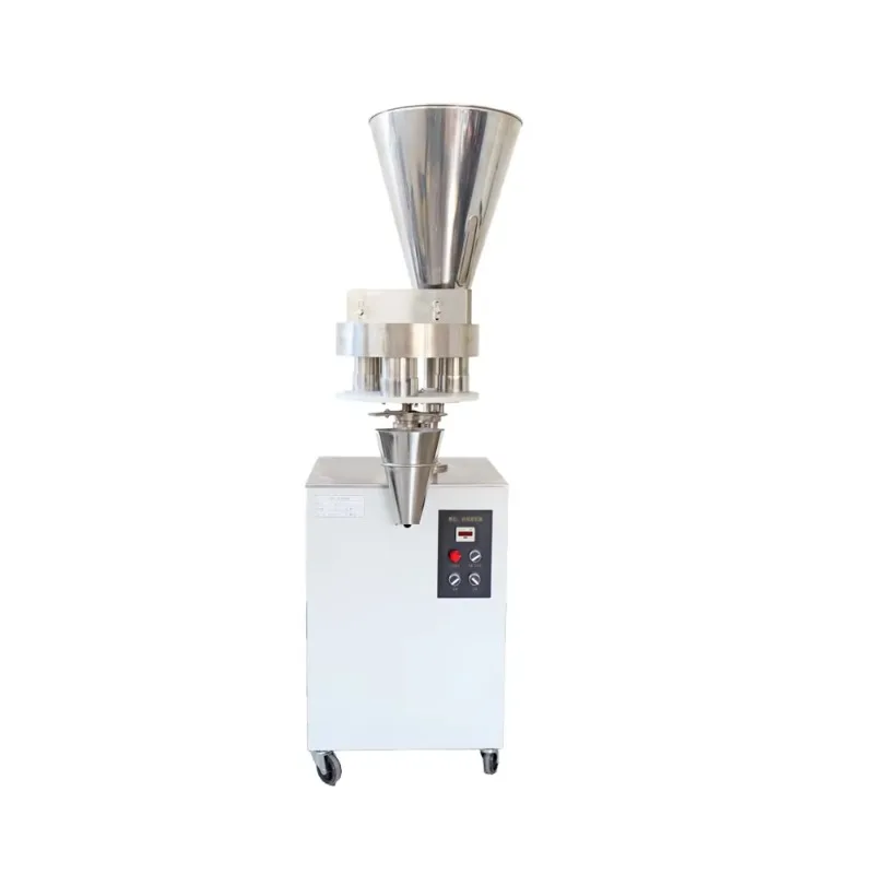 

Полуавтоматическая машина для наполнения гранул из нержавеющей стали, 220 В, вольметрический метод для напитков, химических товаров, 500 мл