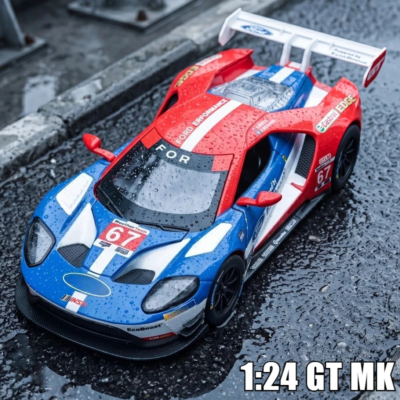 

1:24 GT-MK II LM GTE Endurance Racing Car Models Sound Light Series Toys Alloy Models Hobbies Collections Gifts Ornaments