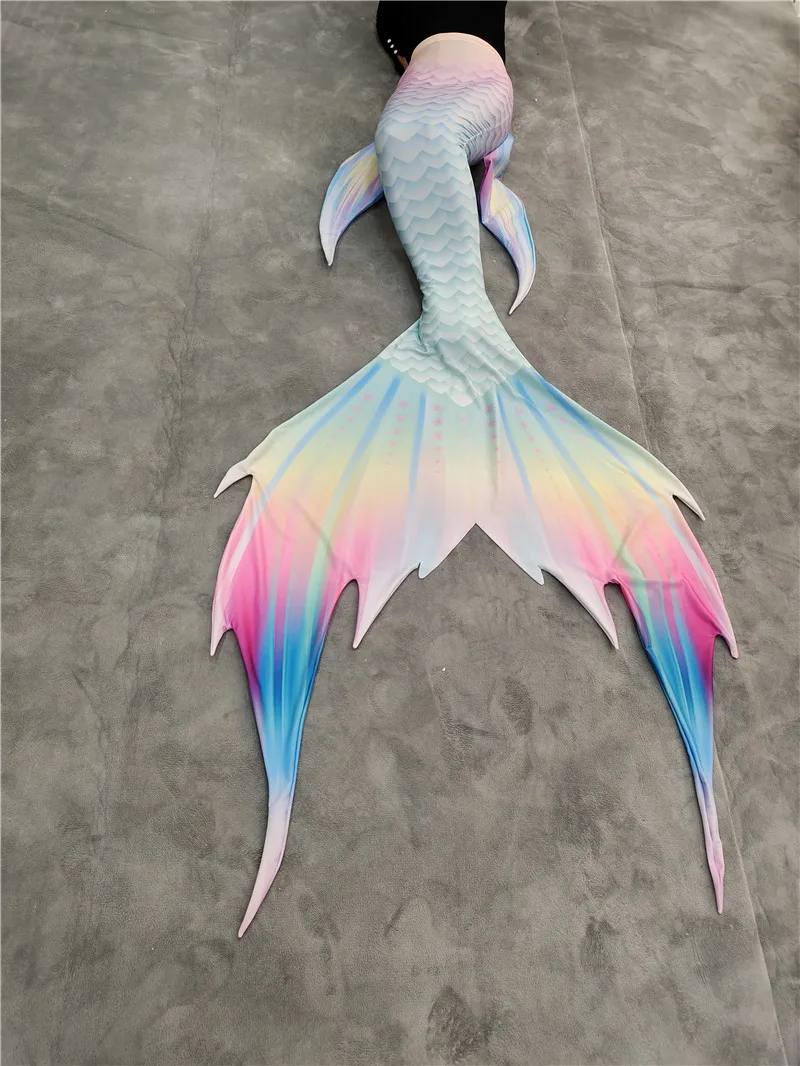 Original Design Mermaid Tail Suit HD Printing Role Play Mermaid Big Tail With Beach Bikini Photography Swimming Fishtail Skirt