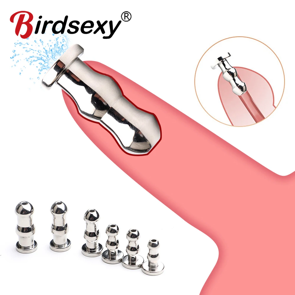 Metal Urethral Catheter Male Urethral Dilator Penis Plug Horse Eye Stimulation Sounding Masturbator Sex Toys for Men Masturbator