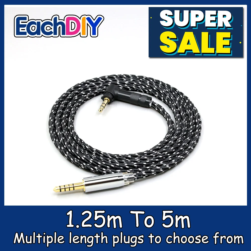 OCC Mixed OFC Twisting Nylon Earphone Cable For Fostex T50RP Mk3 T40RP Mk2 T20RP Mk2 Dekoni Audio Headphone LN008723