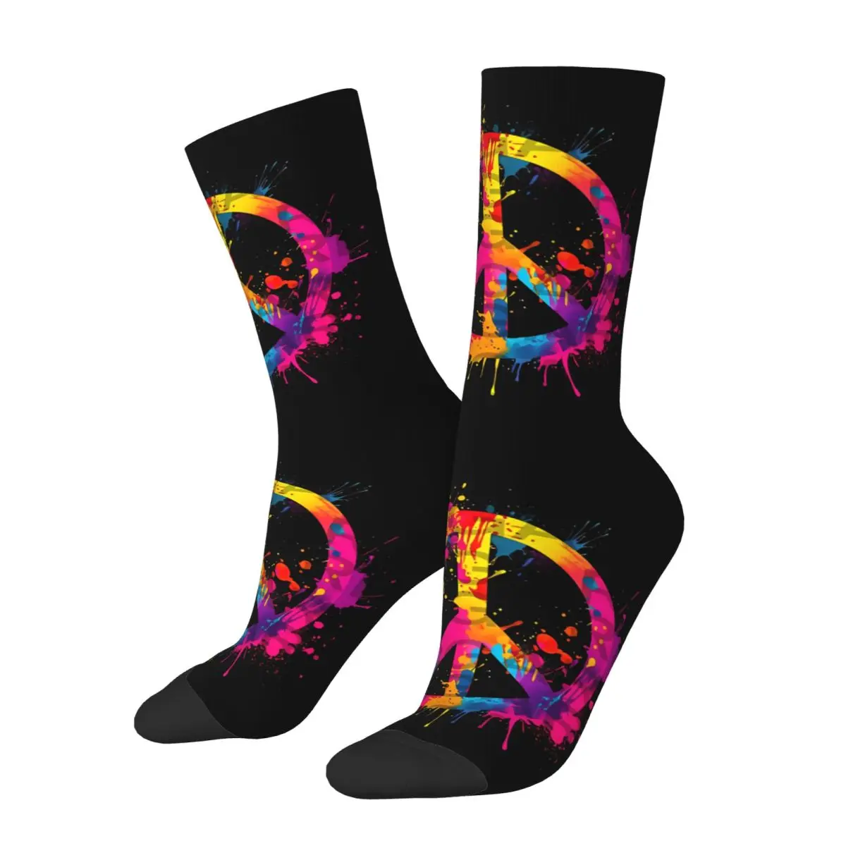 Peace Logo Kawaii Socks School Cartoon Pattern Socks