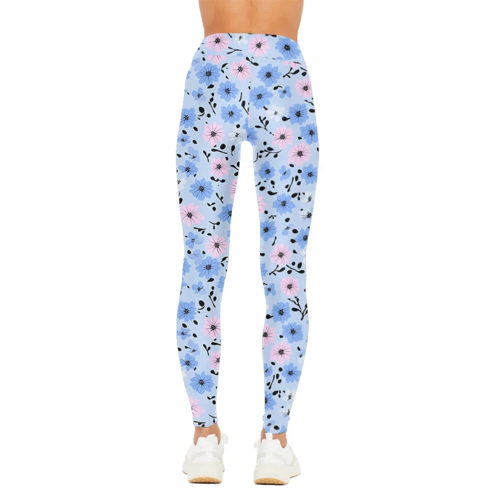 Spodnie do jogi z wysokim stanem Rainbow Gradient ​ Drukowane legginsy sportowe \"nagie czucie\", wyszczuplające getry do ćwiczeń, modne spodnie fitness.