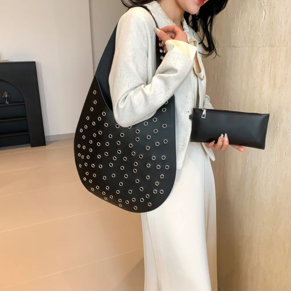 Hot Sale Large Capacity Shoulder Bag Trendy Retro Commuting Bag Casual Bucket Bag Sexy