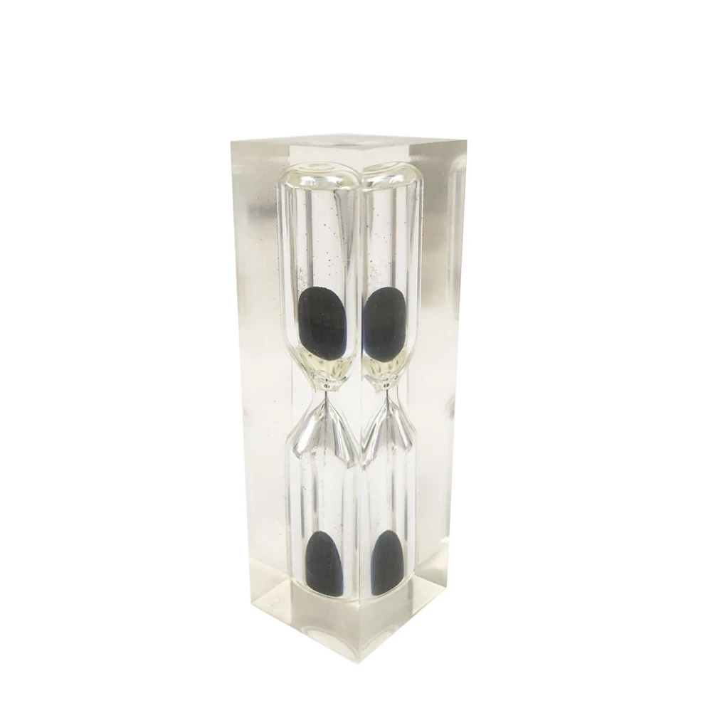 

Crystal Timer for Kids 3 Minute Hourglass Plastic Safe Decoration Small Size Toy Gift Home Kitchen Bar Tool