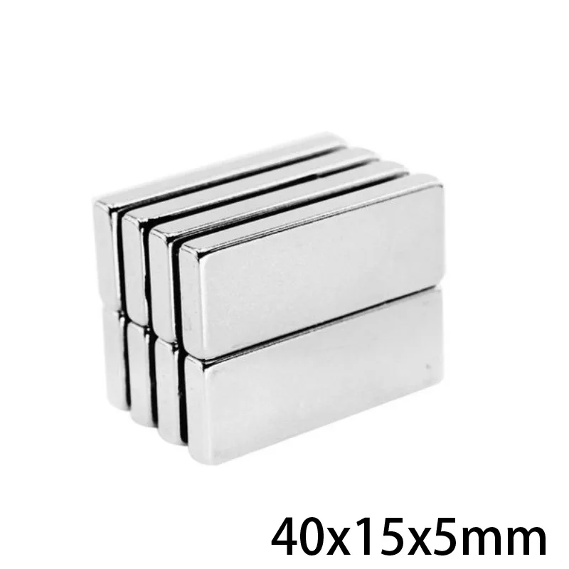 

40x15x5 mm Super Strong Neodymium Magnet 40mm*15mm Block Permanent Magnets 40x15x5mm sheet Powerful Magnet 40*15*5 mm