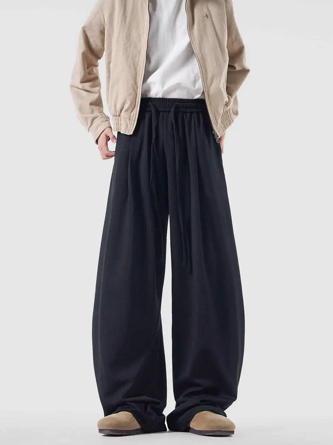 Pantalones de chándal góticos negros para mujer, pantalones holgados Harajuku Emo, pantalones de baile japoneses 2000s Y2k Vintage Hip Hop, pantalones de gran tamaño para otoño