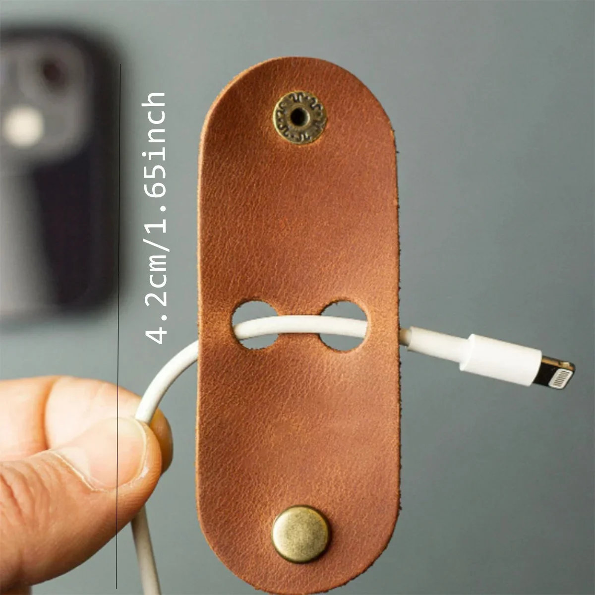 

1/3/4 шт. органайзер для наушников и кабелей из искусственной кожи-бесплатное устройство для намотки шнура, совместимость с C/Lightning/-A, застежка для кабеля с защитой от лома для iPhone