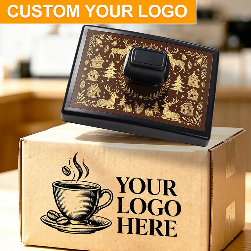 Customized Oversize Self Inking Rubber Stamp Spring logo Structure for Handmade Halloween Supply Marking Decor