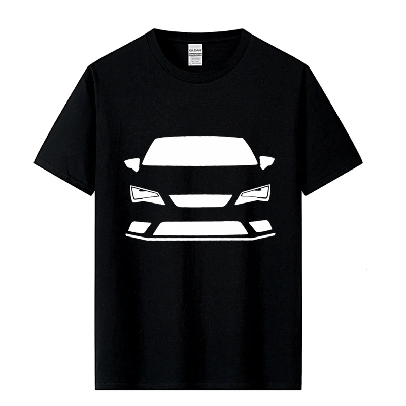 New Summer Men Camiseta Blanca Seat Leon Fr cupra Tees Hot Sale Tee Shirt