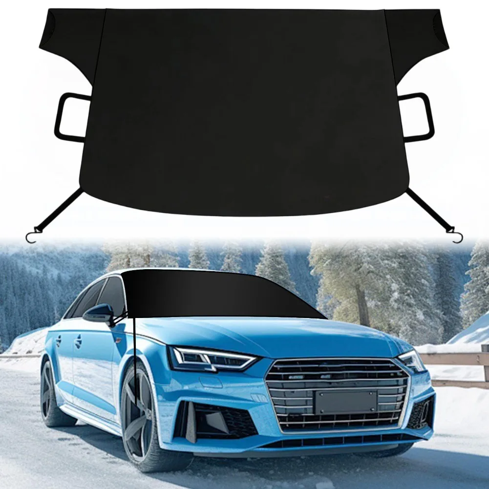 

Защитный чехол для лобового стекла от льда и снега, ветрозащитный, зимний, от инея и обледенения, навес для лобового стекла от льда и снега, ветрозащитный