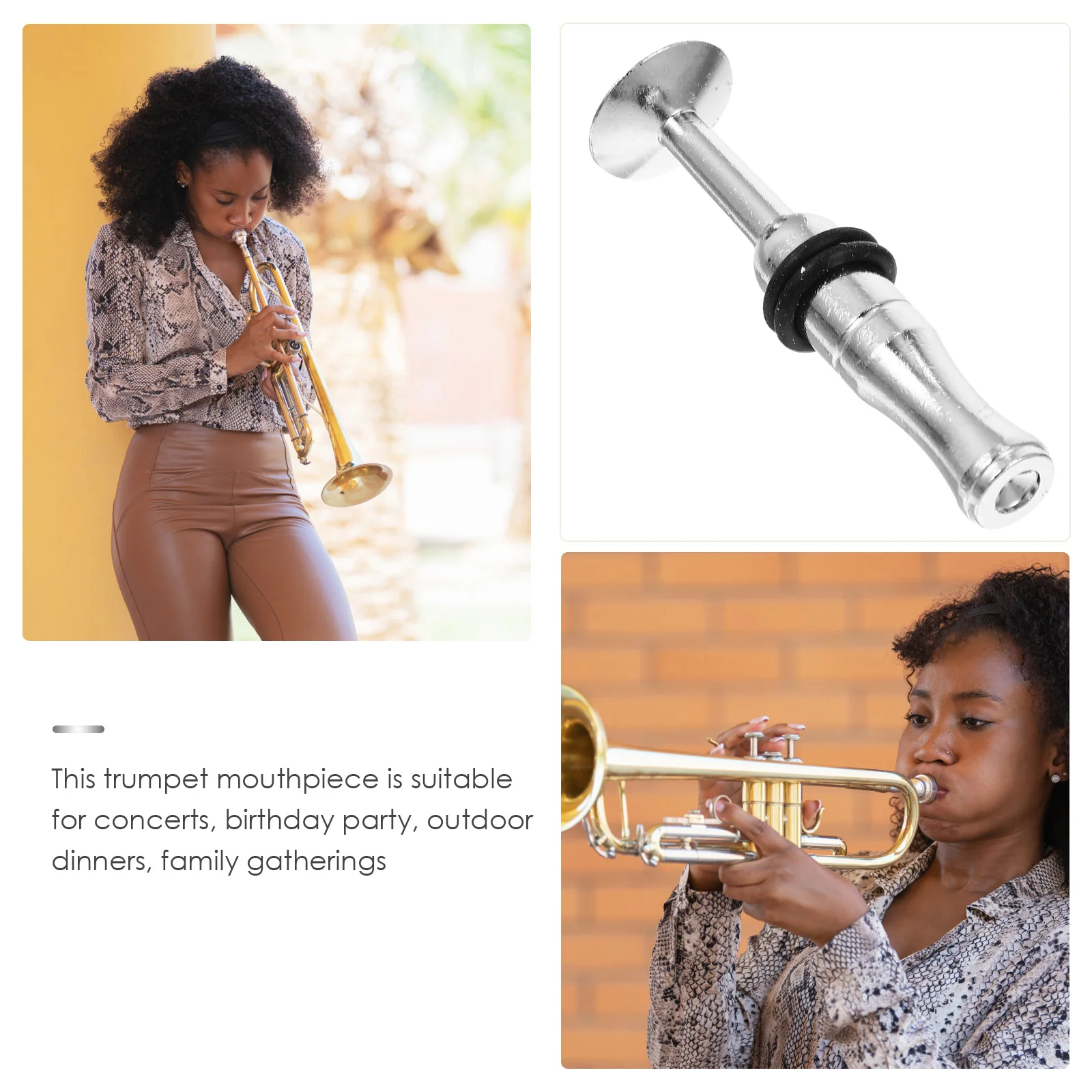 

Smooth No Burr Clarinet Mouthpiece Replacement for Trombone Professional Musical Instruments for Beginners Clarinet Mouthpieces