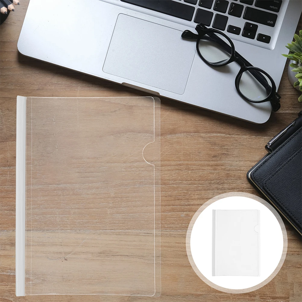 

20pcs Pull Rod Clips Book Binding Bars Slide Binder B5 Strong Clamping Plastic Stationery Supplies Loose Leaf Binder