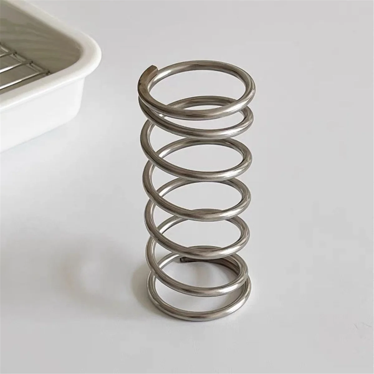 Edelstahl Metall Zahnbürste Halter Rack Badezimmer Zahnpasta Make-Up Pinsel Lagerung Dekoration Rack-B HEIßER