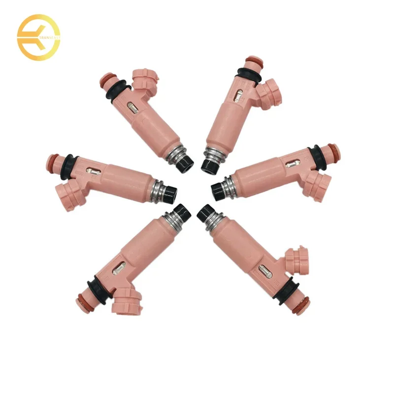 

6PCS 23250-20030 23209-20030 23250-0A020 Fuel Injectors Suit For Lexus Es330 Rx330 Toyota Camry Highlander Sienna Solara 3.3L