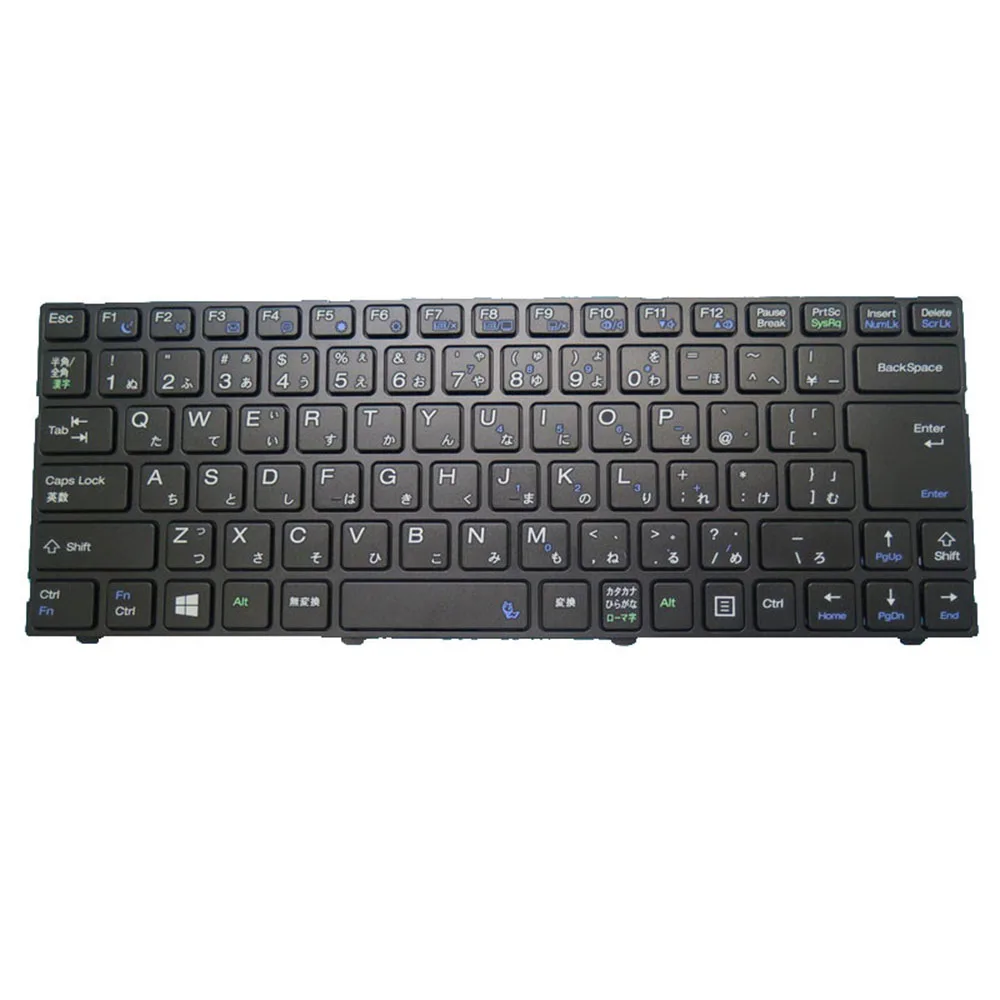 

Клавиатура для ноутбука Pegatron B14Y MP-11P50J0-5284W 0KN0-A01JP42, японская новая модель JP с черной рамкой